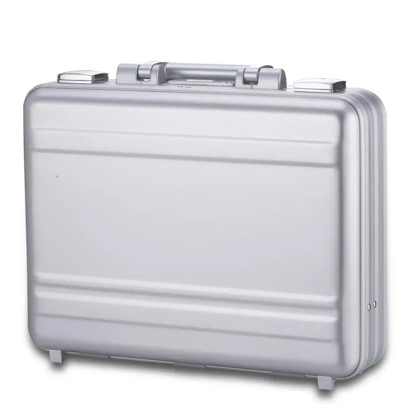 Laptop Hard Case 15 6 Inch Aluminum Briefcase Men Metal Briefcase