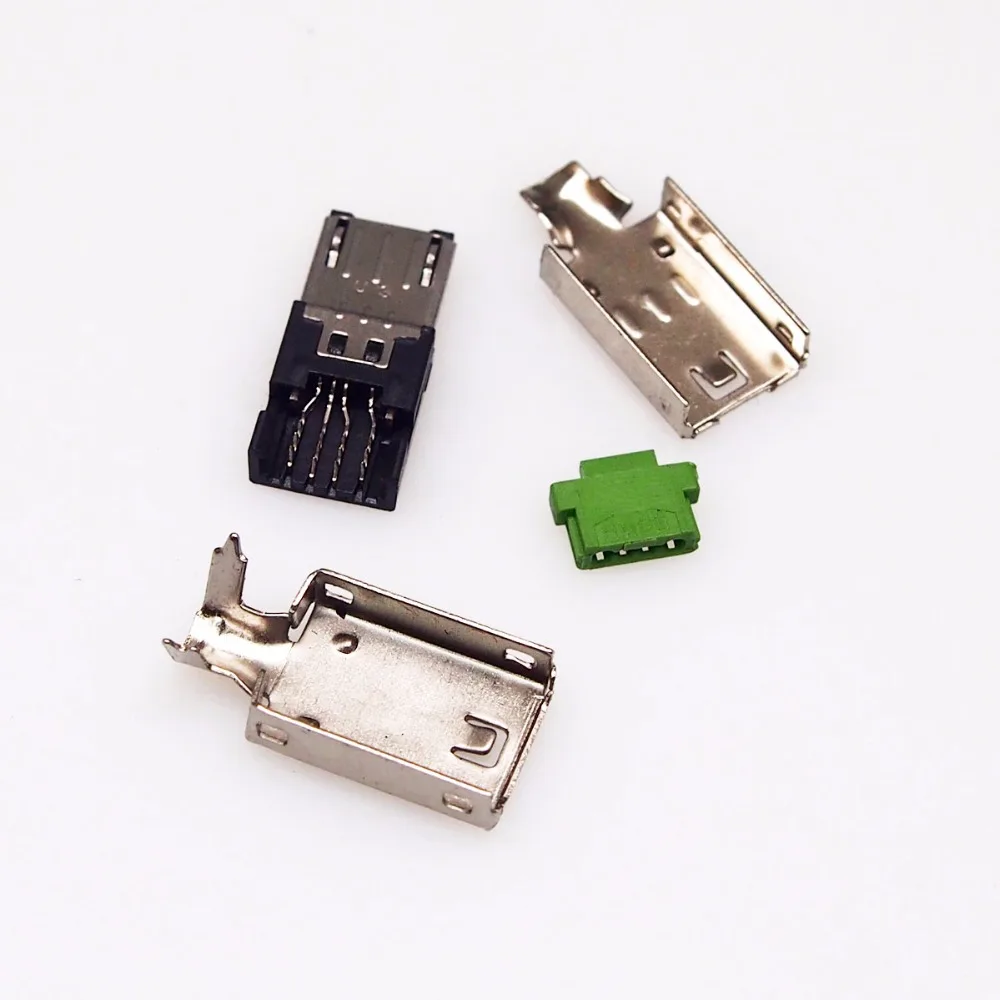 Штекер MICRO USB 3 в 1 10 комплектов штекер с металлическим корпусом корпус микрофон 5P