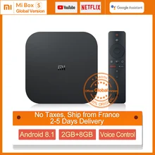 Xiaomi Mi Box S Global Version 4K Android TV Box Cortex-A53 Quad-core Mali-450 BT4.2 USB2.0 Android 8.1 Mi Box 4 Media Player Xiaomi Mi Box S Global Version 4K Android TV Box Cortex-A53 Quad-core Mali-450 BT4.2 USB2.0 Android 8.1 Mi Box 4 Media Player