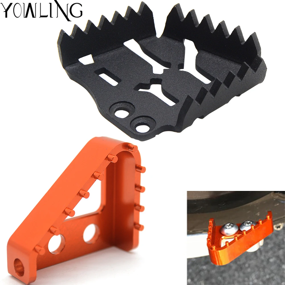 

CNC Rear Brake Pedal Lever Step Tips Plate Tip Enlarge For 990 Adventure R 990 SMR 1190 Adventure R 1290 Super Adventure