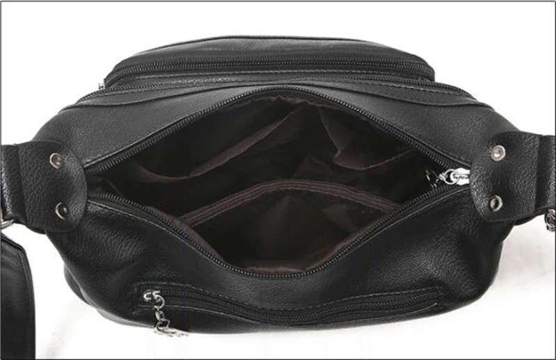 feminina bolsas de ombro de couro macio