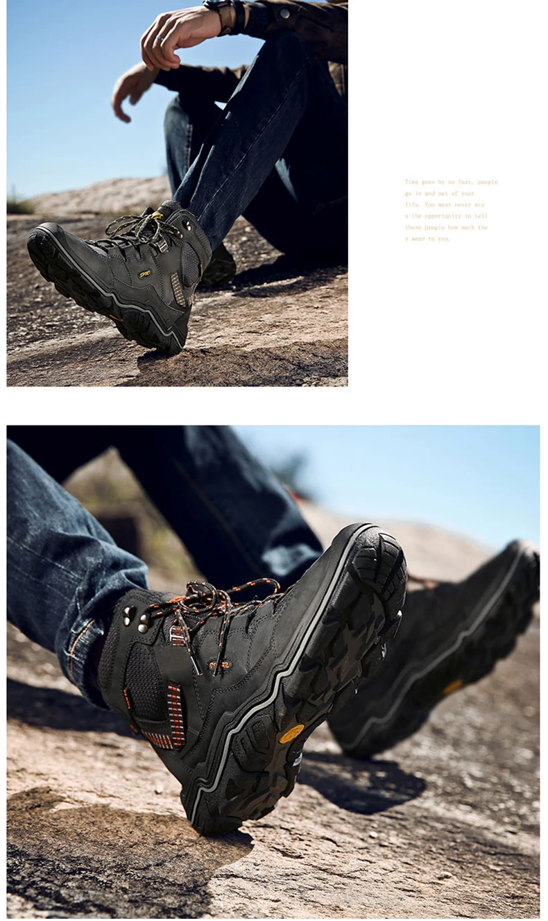 Brand Hiking Shoes Men Spring Hiking Boots Mountain Climbing Shoes Outdoor Sport Shoes Trekking Sneakers Size 38-45