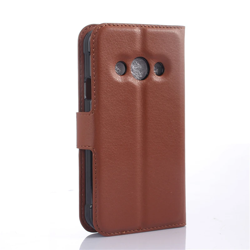 Новый чехол книжка Xcover3 из искусственной кожи с текстурой личи для Samsung Galaxy Xcover 3