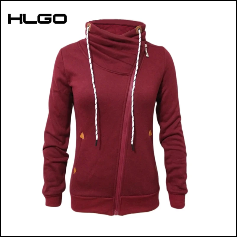 Autumn Winter Women Casual Solid Hoodies Double Hooded New