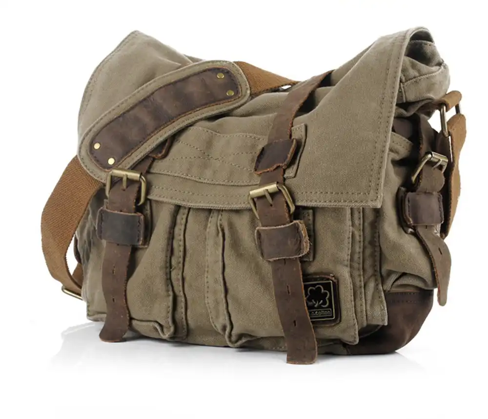 mens satchel bag canvas