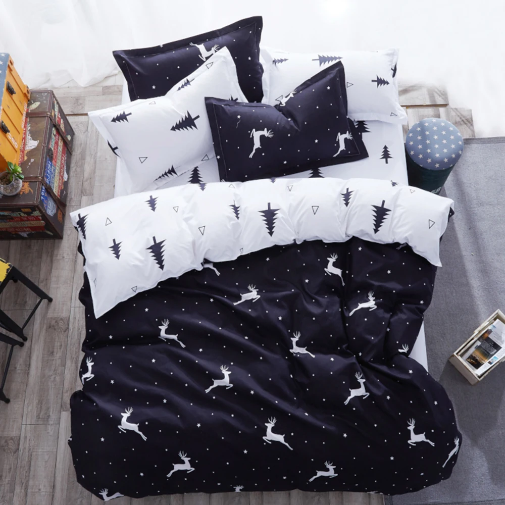 

4pcs Bedding Set luxury Animal Family Set Include Bed Sheet Duvet Cover Pillowcase Boy Room Decoration Bedspread