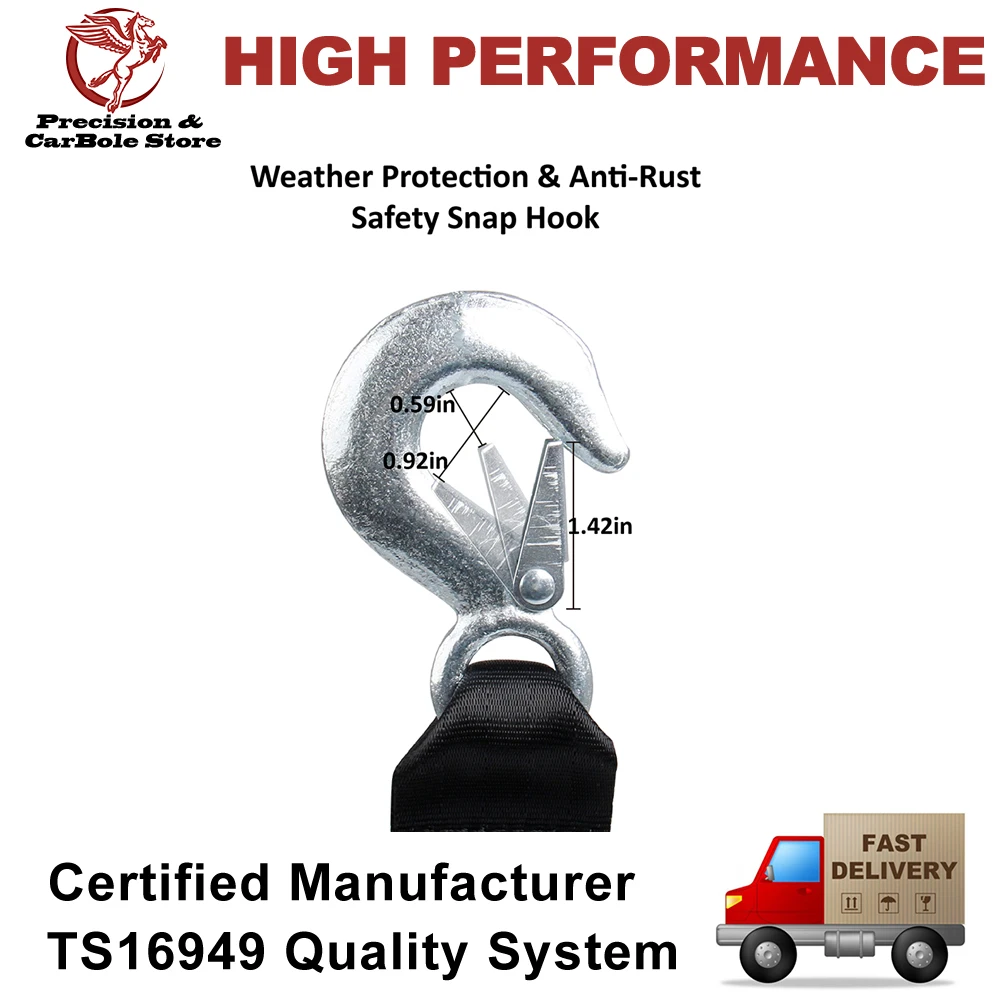 مقطورة رباط ونش جر ، قارب ذيل شاحنة ذو حمل شاق ونش استبدال حزام 2 \ مقطورة رباط ونش جر ، قارب ذيل شاحنة ذو حمل شاق ونش استبدال حزام 2 \