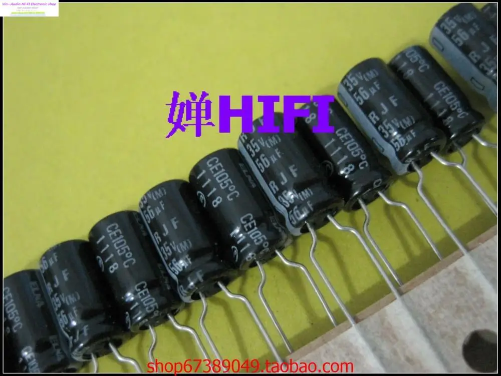 100PCS/200PCS New Japan Elna AUDIO Electrolytic Capacitors Series 35v56uf Rjf 6x11 Free Shipping | Электронные компоненты и
