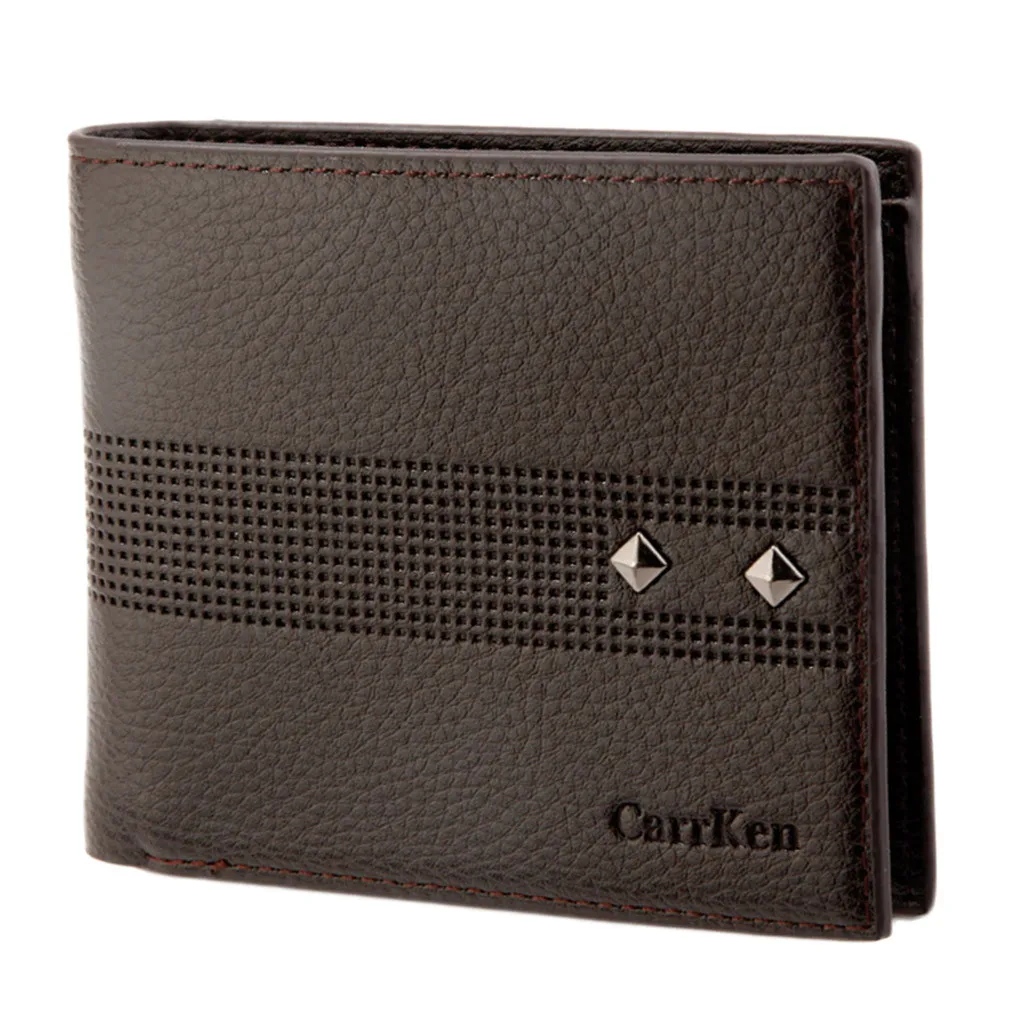 

Men's Fashion Short Wallet Retro Color Multi-Card Multi-Function Wallet Fashion Famous Brand Purse High Quality carteira