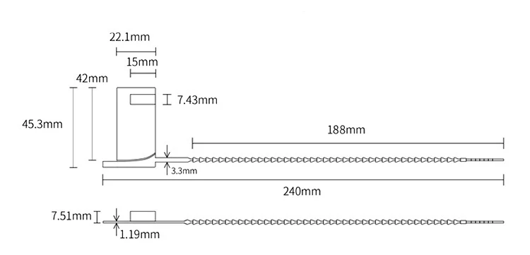 240 мм пластиковые уплотнения 100 шт ларсер печать торговые знаки компании кабельные стяжки Настройка безопасности