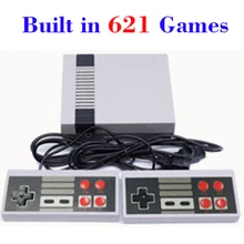 Мини ТВ игровая консоль Поддержка HDMI 8 бит Ретро игровая консоль встроенный 621 игр для NES игр двойной портативный игровой плеер