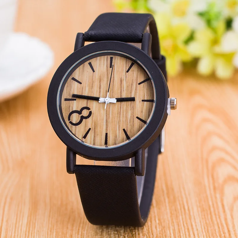 New Luxury Brand JW Wood Grain Watches Women Men Fashion Casual Analog Quartz Watch Ladies Male 2