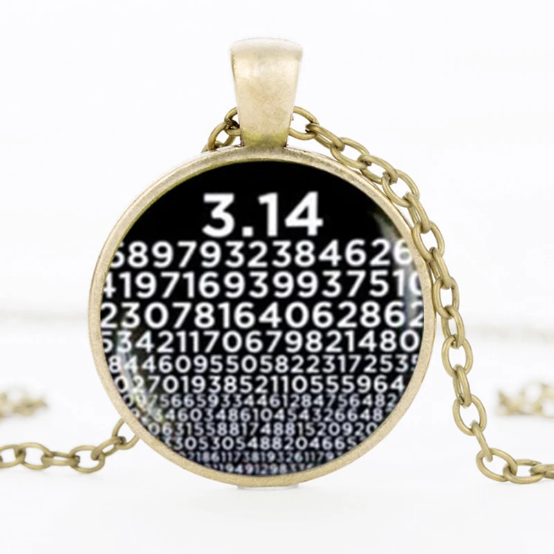 Vintage Mathematical Equation Quantum Physics crystal choker necklace