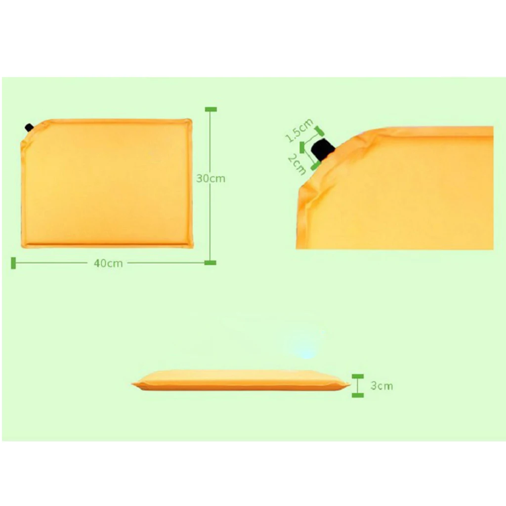 Self-Inflating Seat Cushion Pads for Travel, Picnic ,Stadiums, Airplanes,and Car