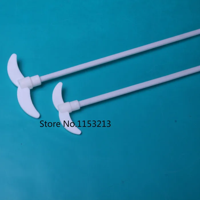 

Muddler stirring rod stirrer PTFE mixing paddle teflon F4 stir bar Length 35cm Size 350mmx65mmx7mm, Single two leaves