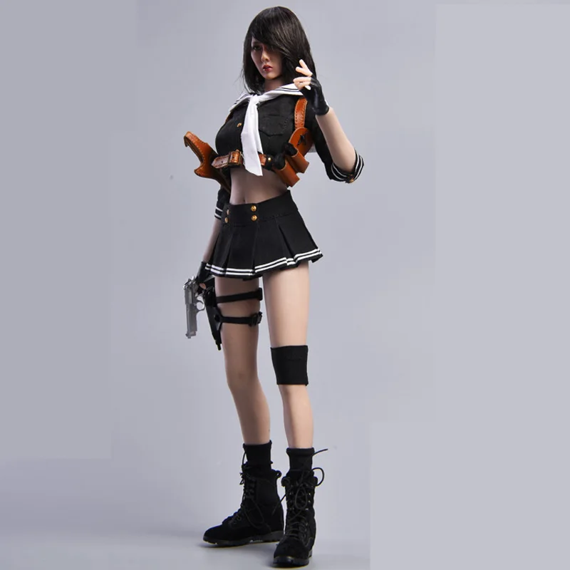 1/6 весы студенческий агент униформа для 12 дюймов Phicen S12D Tbleague Verycool модель тела