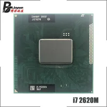 Intel Core i7-2620M i7 2620M SR03F 2,7 GHz двухъядерный четырехъядерный процессор 4M 35W Socket G2/rPGA988B