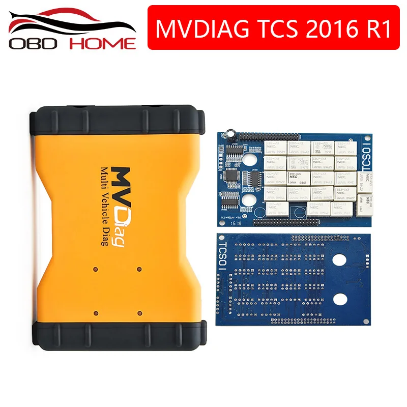OBD2 2016.R0 новейший профессиональный mvdiag V3.0 PCB с bluetooth Многофункциональный
