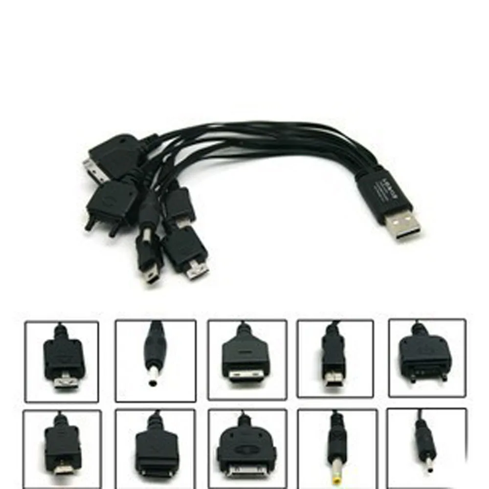 Многофункциональное Зарядное устройство USB кабели для iPod Motorola Nokia Samsung LG Sony Ericsson