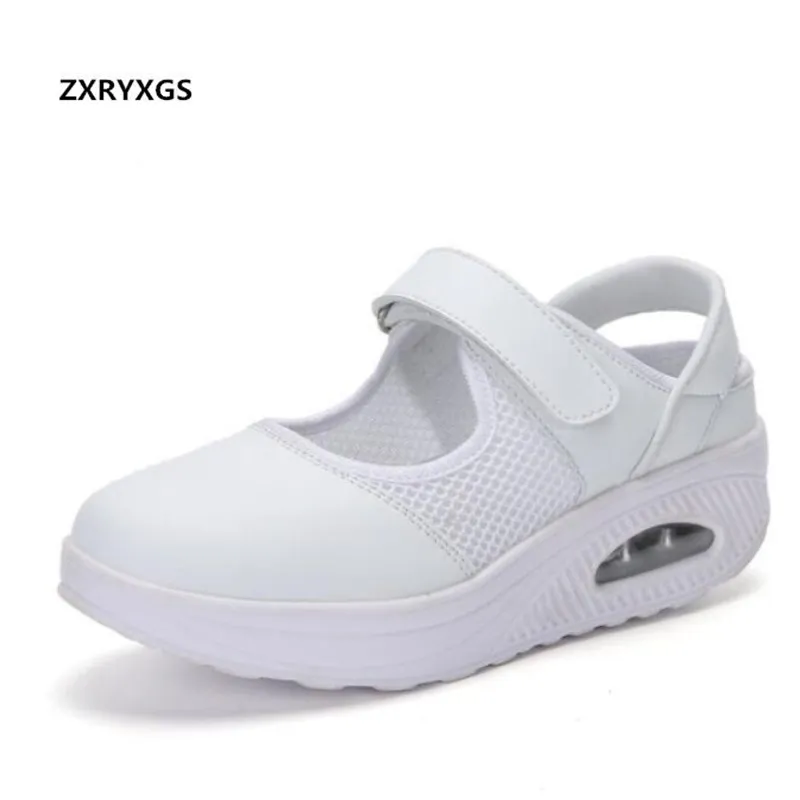 

2019 Breathable and Comfortable Mesh Shoes Woman Summer Sandals Light Plus Size Air Cushion Shoes Casual Shoes Women Sandals