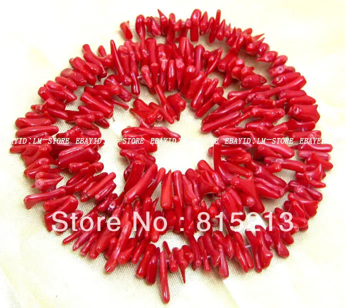 

FREE SHIPPING>>>@@ > N58 Sapling Oxford Red Sea Coral Beads necklace
