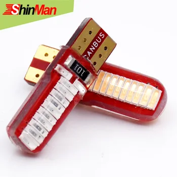 

ShinMan 4pcs Canbus Silicone T10 W5W 194 Auto CAR Light for Mitsubishi Lancer CA CB CC CD GL GLi Evo Evo Evolution 7 8 9 10