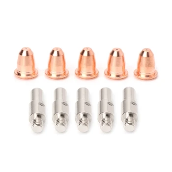 

10Pcs/Set S45 Consumables Kit Electrode 0.8mm Nozzle Tip For Plasma Cutter Torch