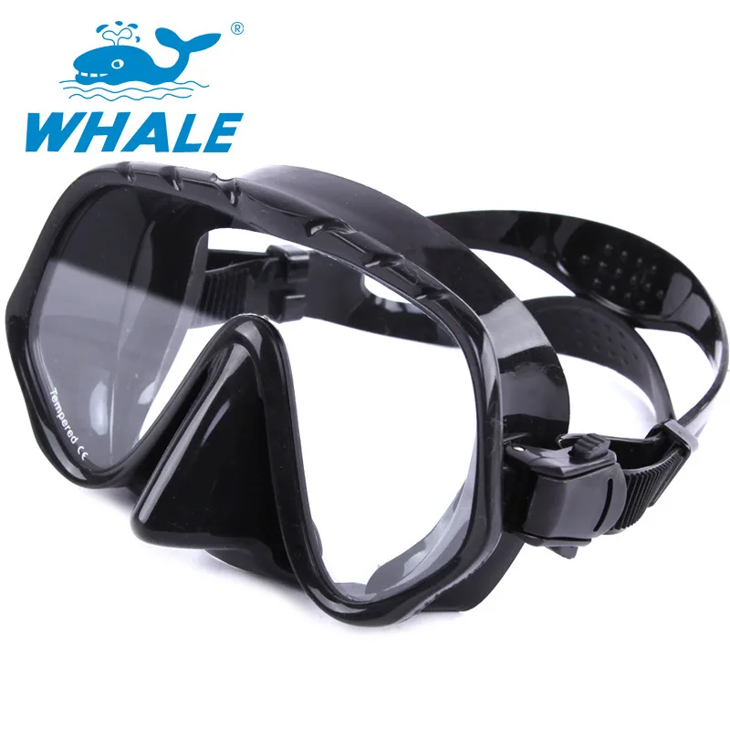 Бренд Профессиональный Skuba силиконовая маска для дайвинга очки Широкое Видение оборудование для водных видов спорта с анти-туман цельный объектив под водой - Цвет: MK-1001
