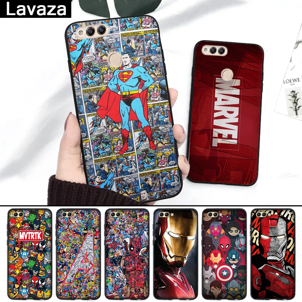 

Lavaza Deadpool Iron Man Marvel Avengers KingKong Silicone Case for Huawei Honor 6A 7A 3GB Pro 7X 8 Lite 8X 8C 9 Note 10