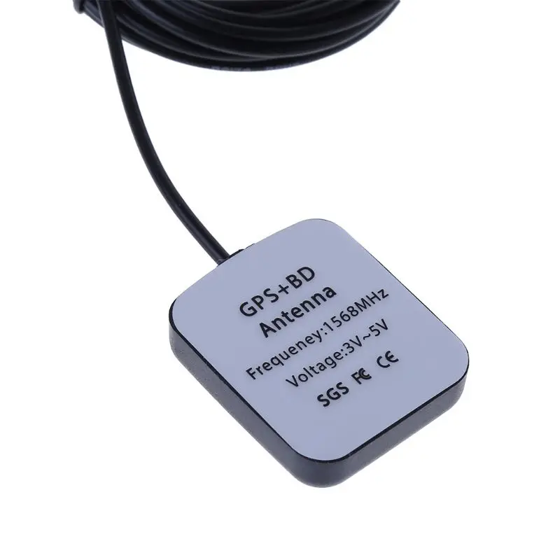 1PCS Bend/Right Angle Strengthen Signal GPS Receiver GPS Antenna SMA Connector 3 Meters 1575.42MHz Moto Auto GPS Accessories