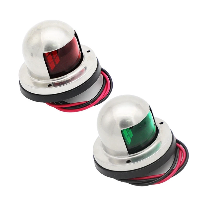 Водонепроницаемый спортивный светодиодный фонарь для навигации из нержавеющей стали коррозионно-стойкий зеленый красный световой сигнал для плавания высокого качества