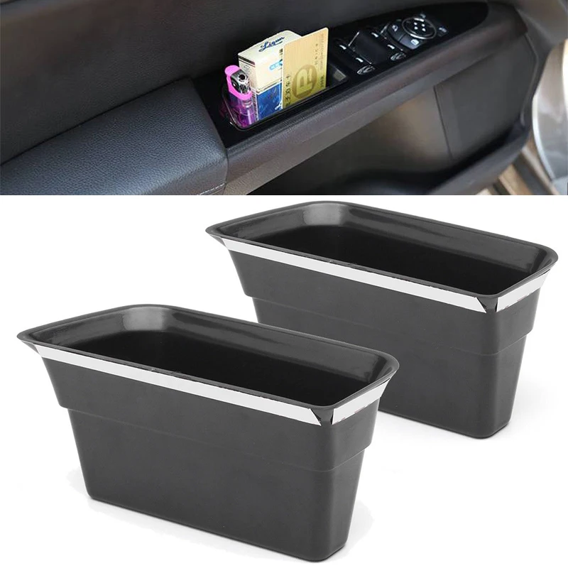 4pcs/set Door Armrest Holder Storage Box Container For Ford Fusion 2013-2016
