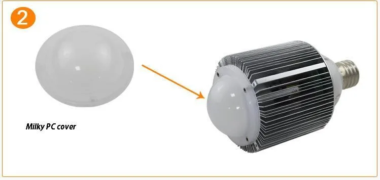 120 W COB E40 led high bay промышленный свет e40 светодиодная лампа для склада AC85-265V DHL