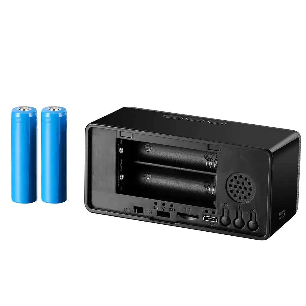 Новые мини часы камера Full HD 1080 P H.264 сигнализация Настройка настольные с камерой