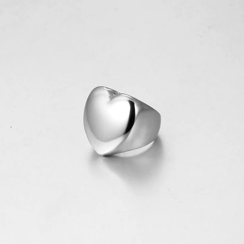 Персонализированные модные простые кольца из нержавеющей стали серебряного цвета для женщин, трендовые вечерние титановые кольца на палец, Женские Ювелирные изделия