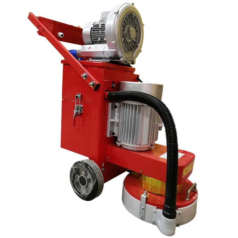 Small Floor Grinding Machine 350 Concrete Floor Grinder Polisher Vacuuming Grinding Machine Adjustable Grinding Depth 380V 