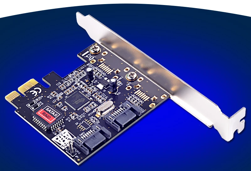 2ポートsata 2 0 Pci E Raidコントローラカードsil3132チップセット用シリコンraid 0 1 Raid Controller Card Port Satapci E Raid Aliexpress