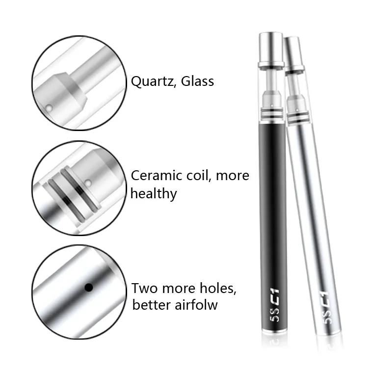 10 шт. mjtech 5S толстый масляный бак распылитель одноразовые vape ручка электронная