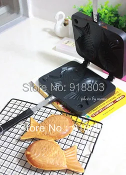 

Japanese Fish Shaped Cake Taiyaki Mold Pan Iron