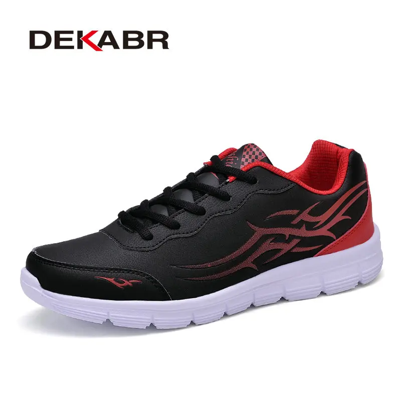 

DEKABR Brand 2019 Spring New Arrivals Men Casual Shoes PU Leather Comfortable Male Shoes High Quality Shoes Men Plus Size 38-45