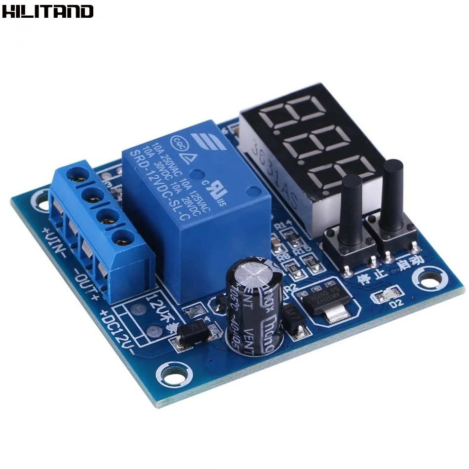 

12V Storage Battery Protection Board Undervoltage Automatically Turn On/Off Controller Module Voltage Regulator