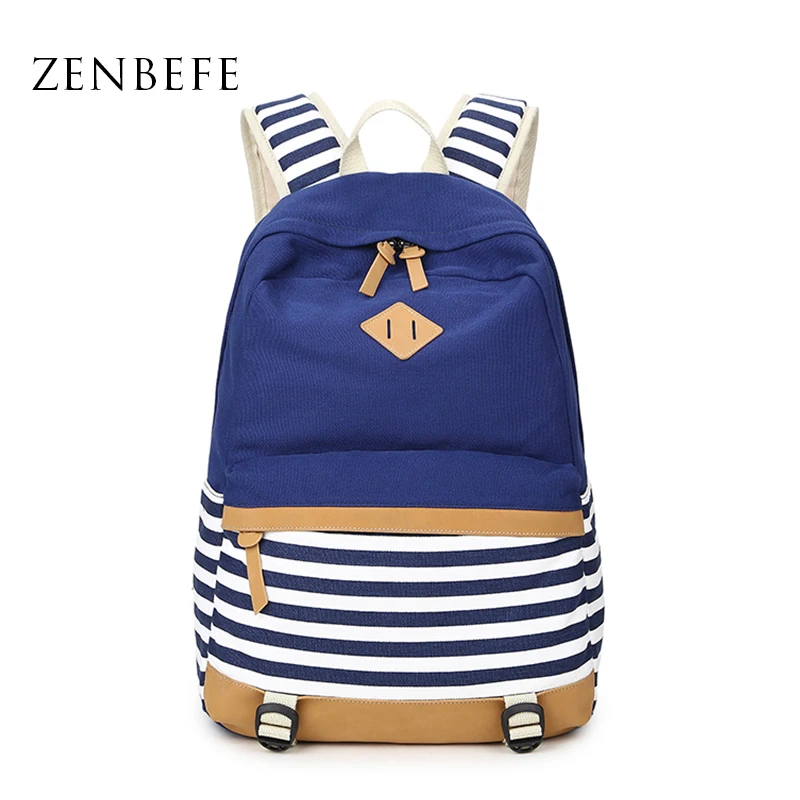 ZENBEFE Backpack Fashion Travel Bag Printing Backpack Women School Bags For Teenage Girls Cute Bookbags Vintage Laptop Backpacks