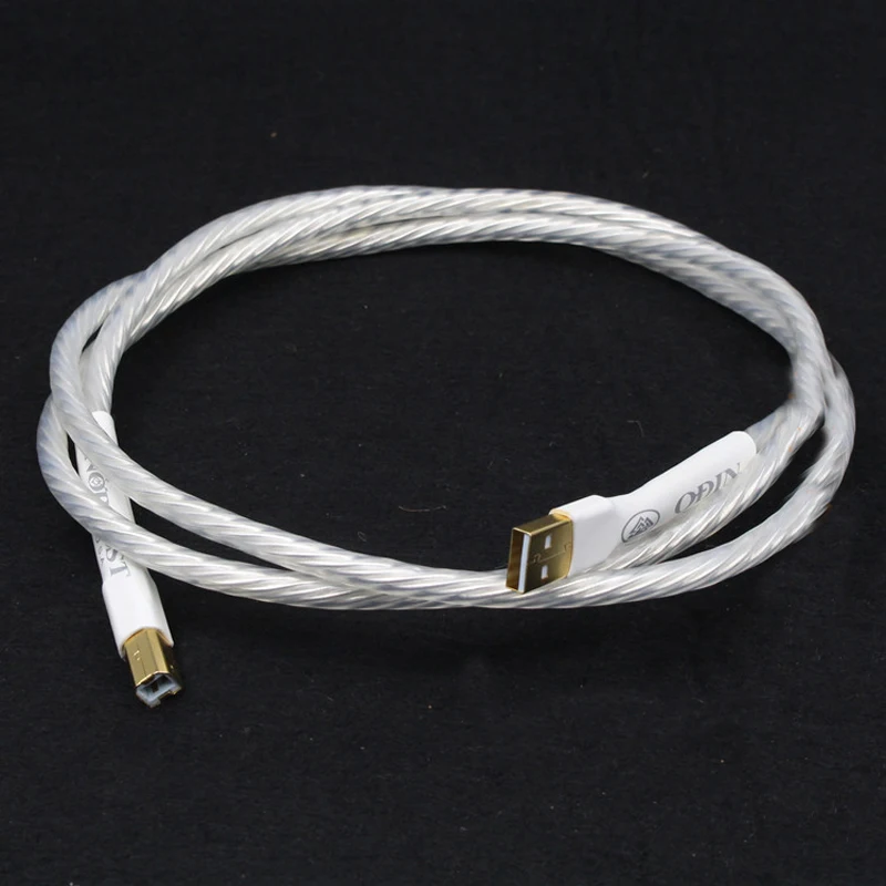  Hifi 1 piezas Odin interconnect cable USB con una B chapado en oro conexión USB de audio de cable d