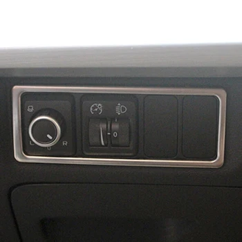 

For Geely Atlas 2016 2017 2018 Stainless Steel Accessories Headlamps Adjustment Switch Panel Cover Trim Car Styling