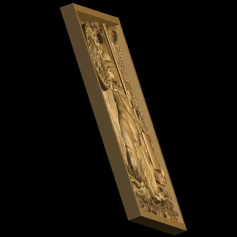 Dog_Clock 3D модель STL рельеф для ЧПУ формат часы мебели украшение мебели|stl relief|3d model