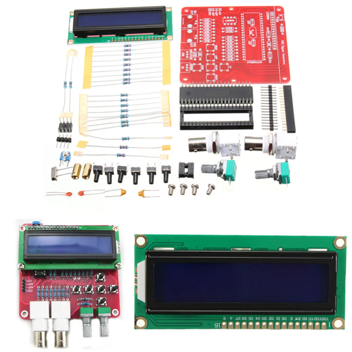 

DDS Function Signal Generator Module DIY Kit Sine Square Sawtooth Triangle Wave ECG Noise Wave XY Module Digital