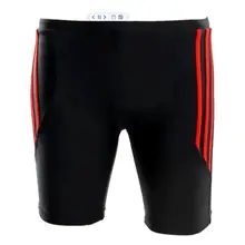 2017 Swimwear Men Shorts swimsuit Competitive Bathing suit Competition Trunk Waterproof Beach Tight Briefs Plus Size Red Blue