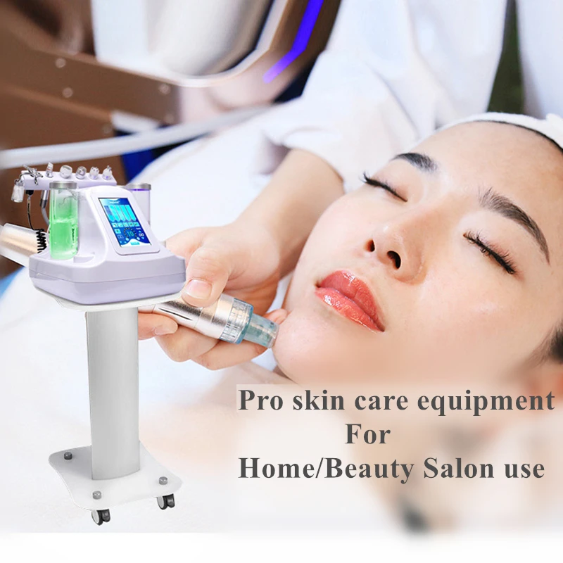  7 in 1 water oxygen facial machine BIO for deep cleansing exfoliating skin whitening anti-acne face