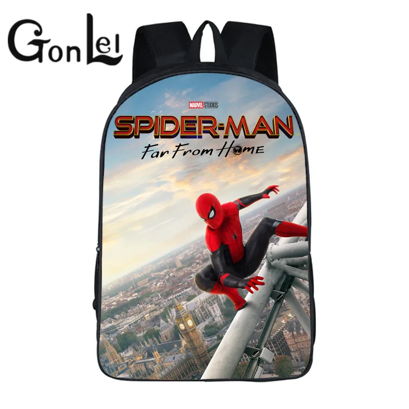 Человек-паук: детская школьная сумка для детского сада, школьная Сумка подростковая, студенческие рюкзаки для детей