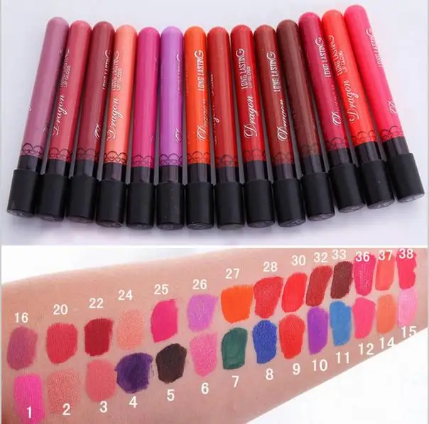 

(1Pc/Sell) Lips Makeup Lip Gloss Hot Selling Sexy Beauty Long Lasting Balm Waterproof Liquid Pencil Matte Lipstick Lipgloss